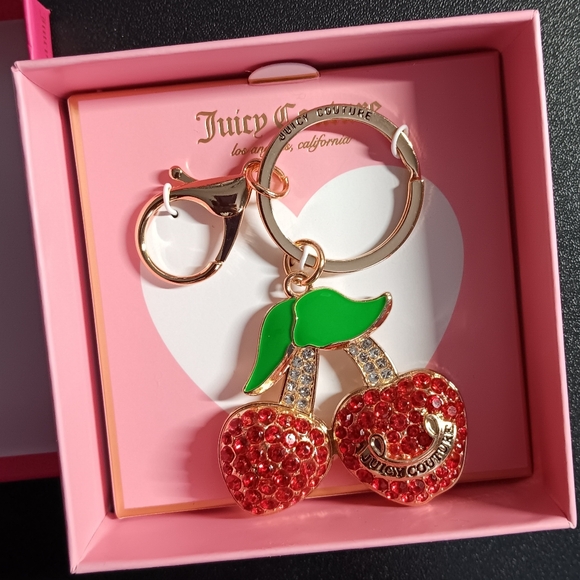 Juicy Couture Accessories - Juicy Couture Cherry Keychain (NEW)